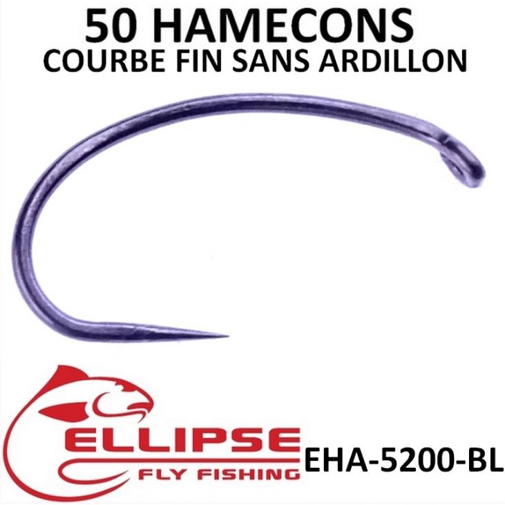EHA-5200BL LIGHT NYMPH CURVED BARBLESS