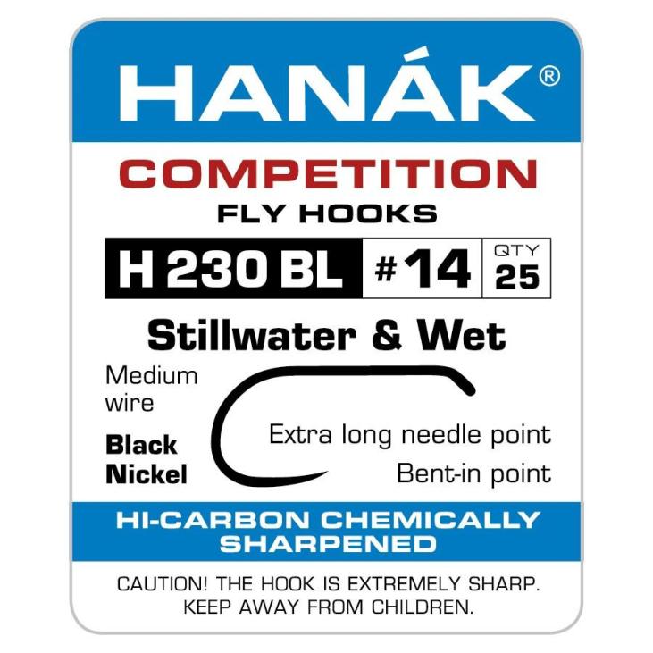 H230BL HANAK STILLWATERS & WET FLY HOOK