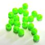 FLUO HOT HEADS 4mm Materials Colors : Green Fluo