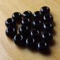 GLASS BEADS 3 MM Flybox Materials Colors : Black