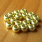 GLASS BEADS 3 MM Flybox Materials Colors : Gold