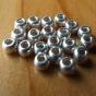 GLASS BEADS 3 MM Flybox Materials Colors : Silver