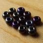GLASS BEADS 3 MM Flybox Materials Colors : Black Pearl