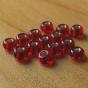 GLASS BEADS 3 MM Flybox Materials Colors : Red