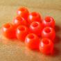PLASTIC HOTHEADS 3MM Materials Colors : Fluo Red