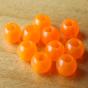 PLASTIC HOTHEADS 3MM Materials Colors : Fluo Orange
