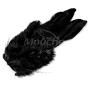 DYED HARE MASK Materials Colors : Black