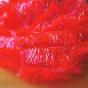 CHENILLE TRANSLUCIDE T15 Materials Colors : Hot Coral Vampire